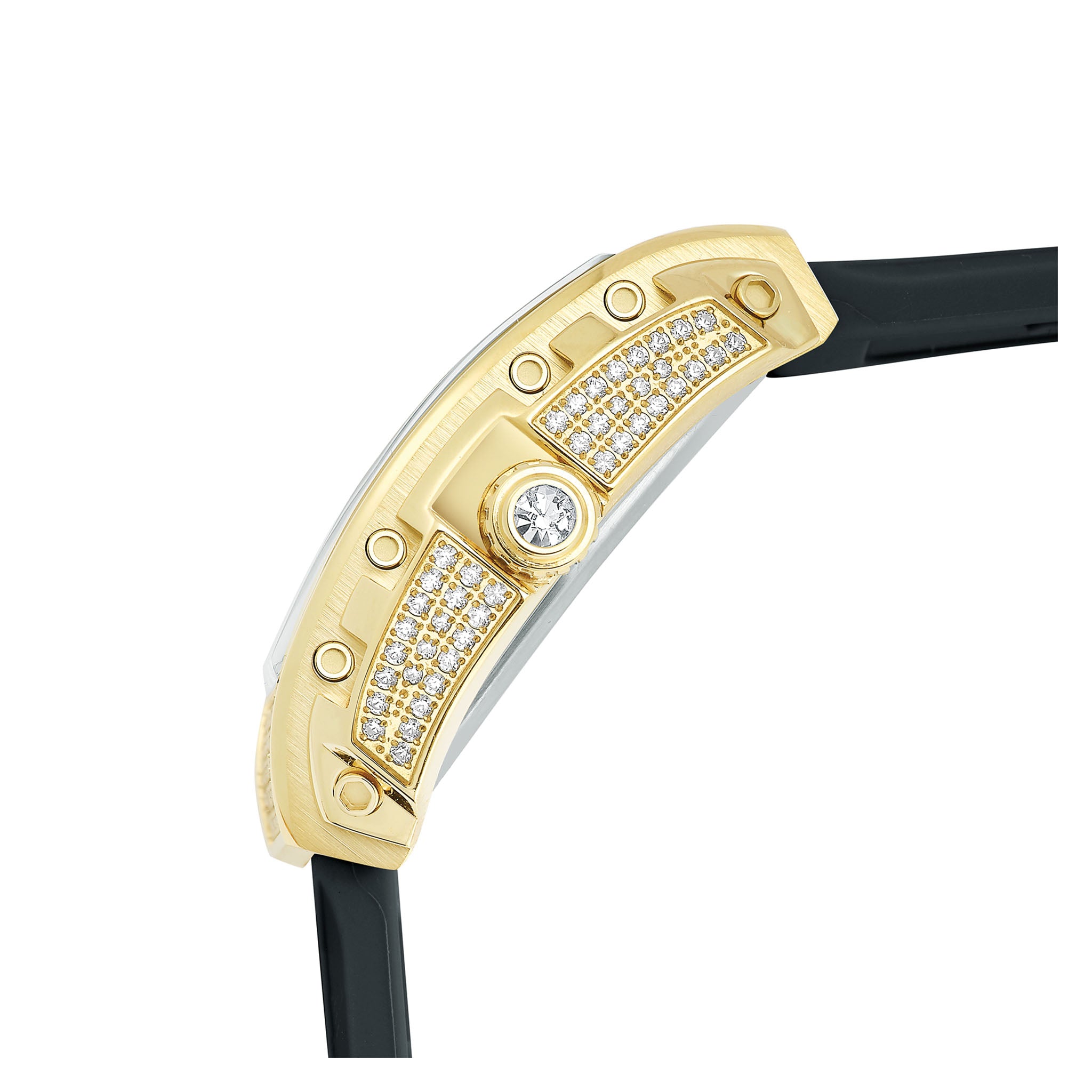 Giorgio Milano Black Silicone Mother of Pearl Dial Women's Watch - 241SG51313