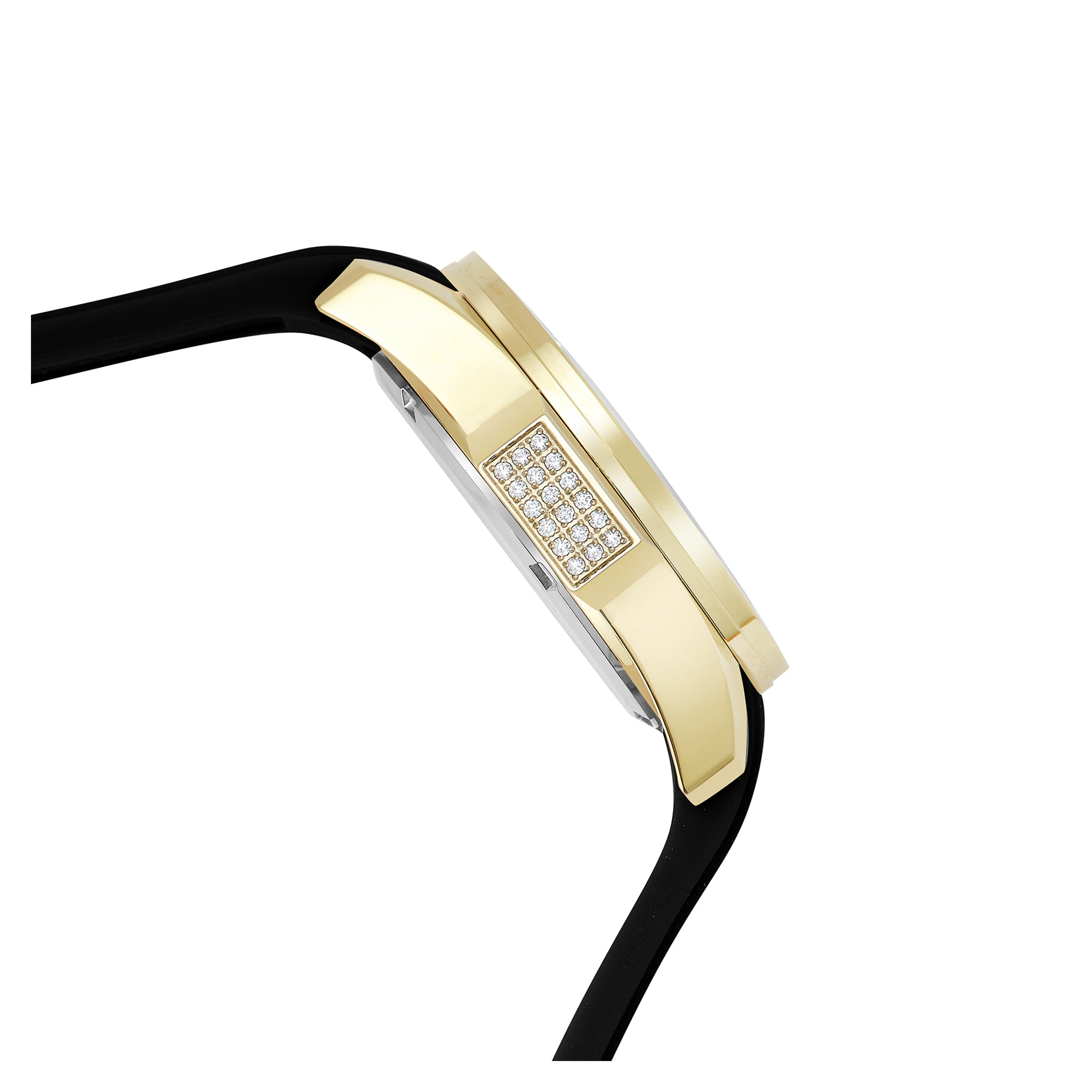 Giorgio Milano Black Silicone Mother of Pearl Dial Women's Watch - 241SG51313