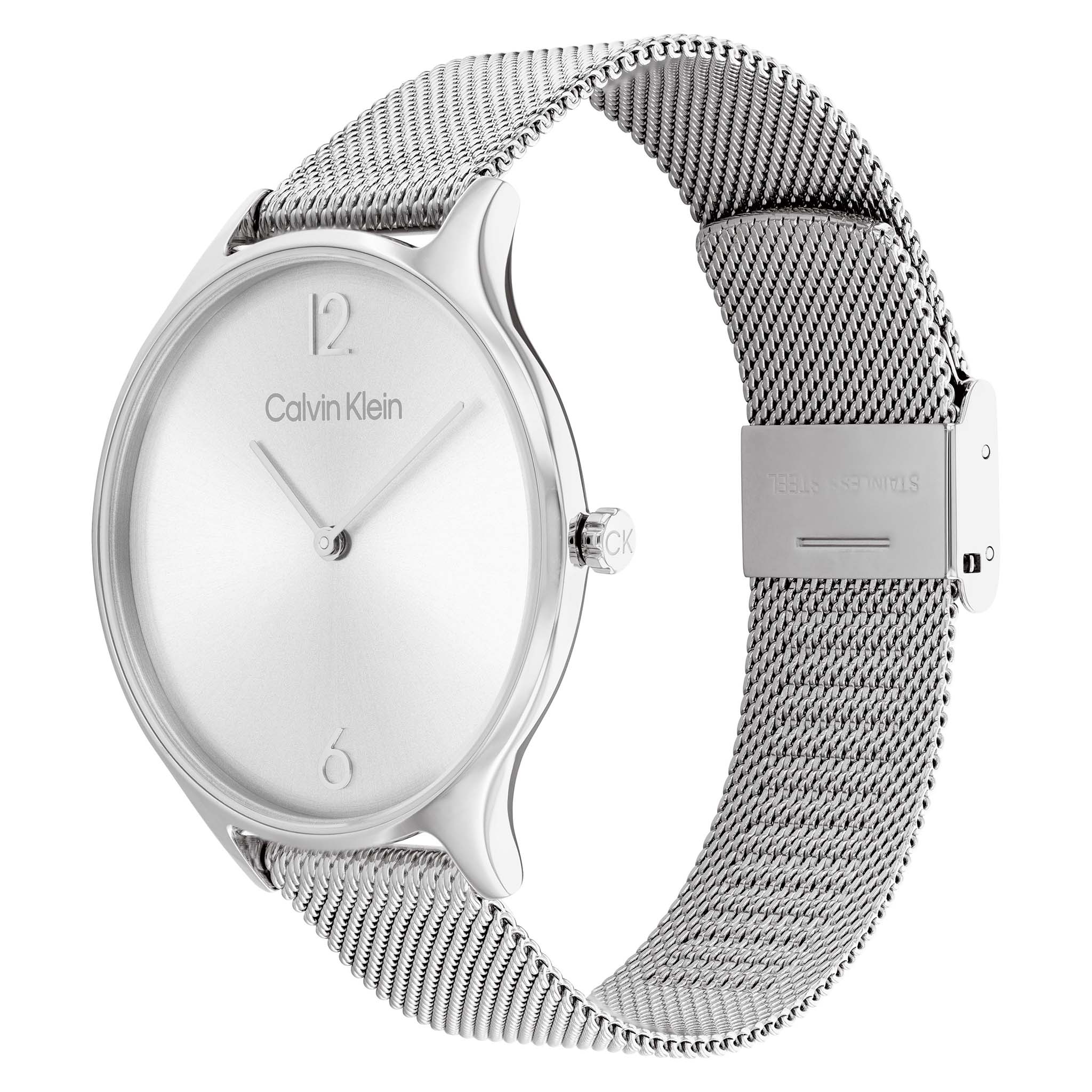 Calvin Klein Silver Mesh Women's Watch - 25200001