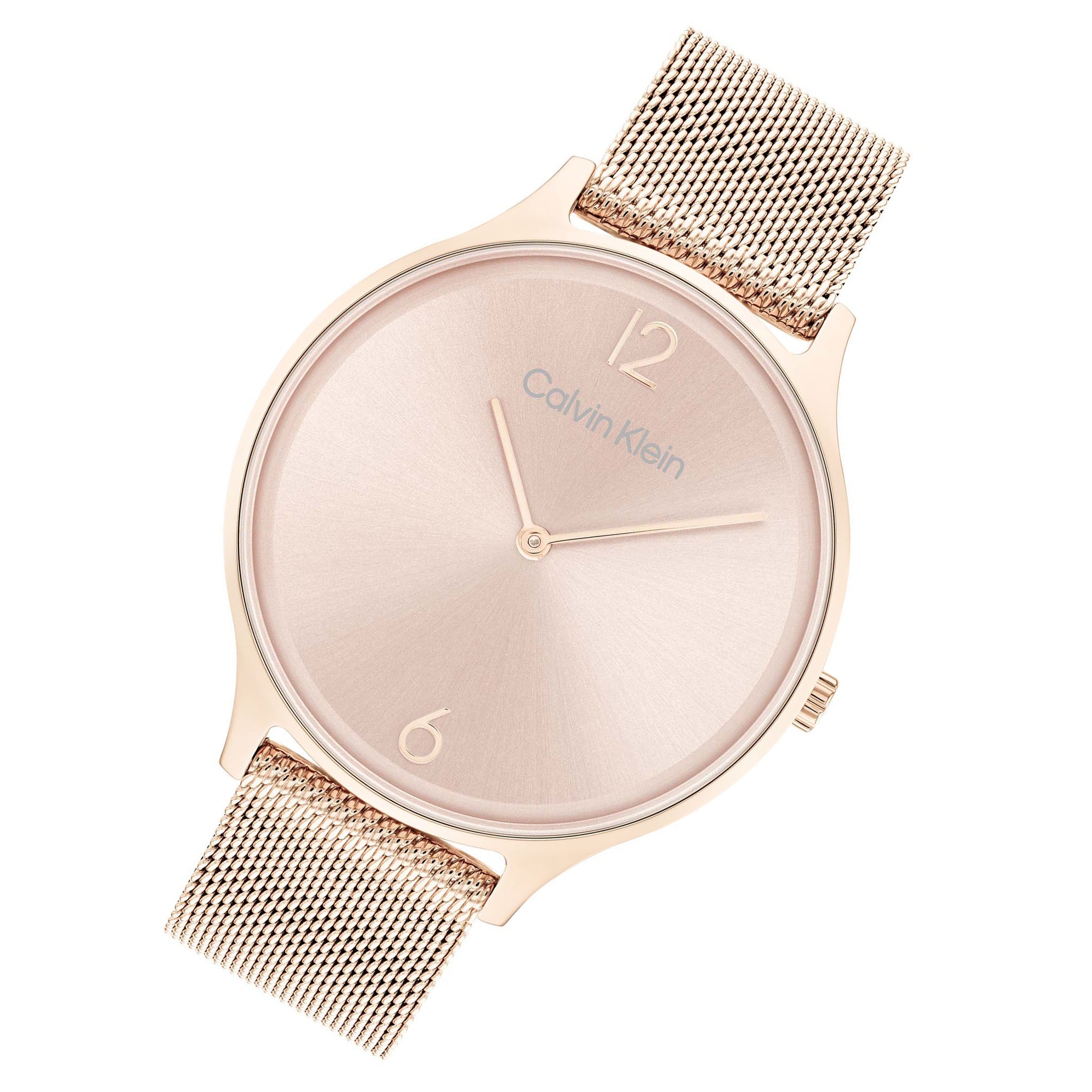 Calvin Klein Carnation Gold Mesh Women's Watch - 25200002