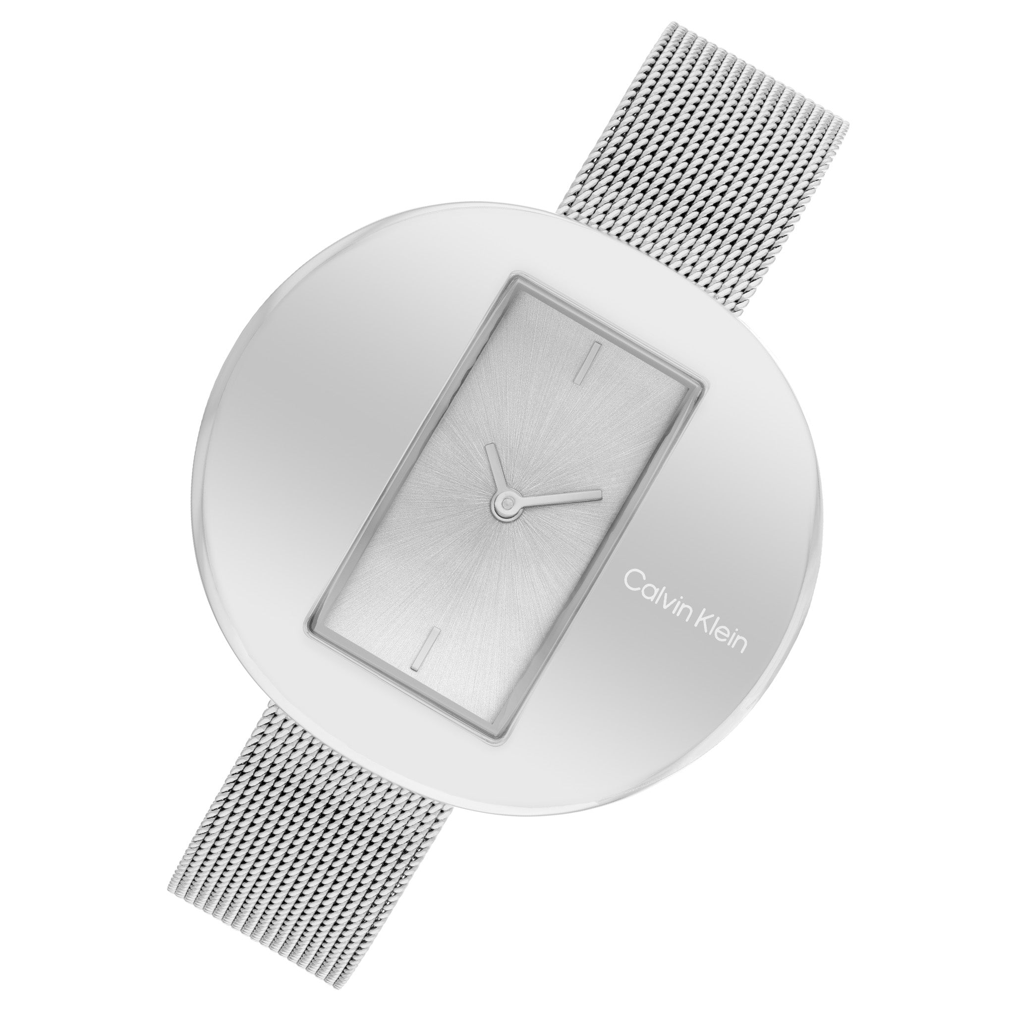 Calvin Klein Steel Mesh Silver Dial Women's Watch - 25200016