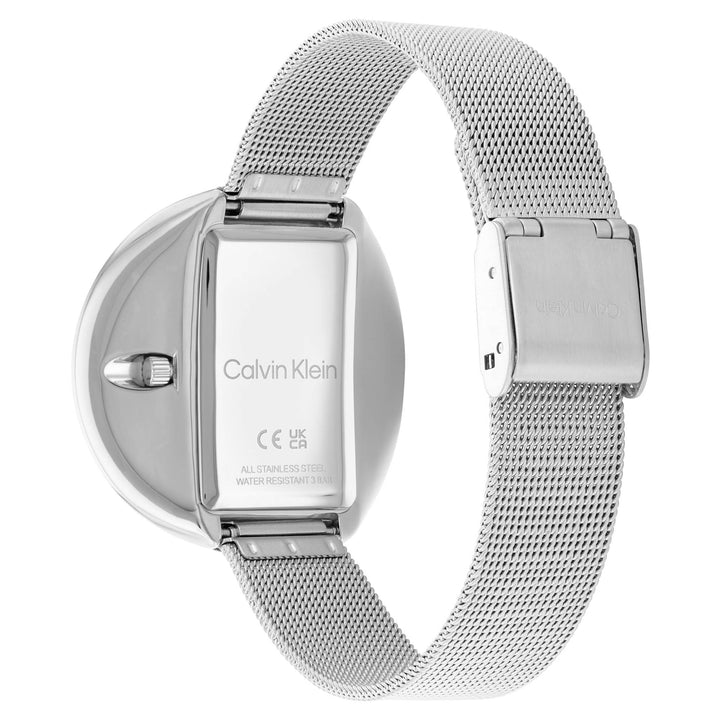 Calvin Klein Steel Mesh Silver Dial Women's Watch - 25200016