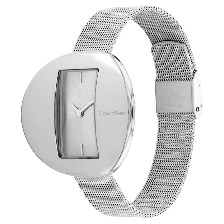 Calvin Klein Steel Mesh Silver Dial Women's Watch - 25200016