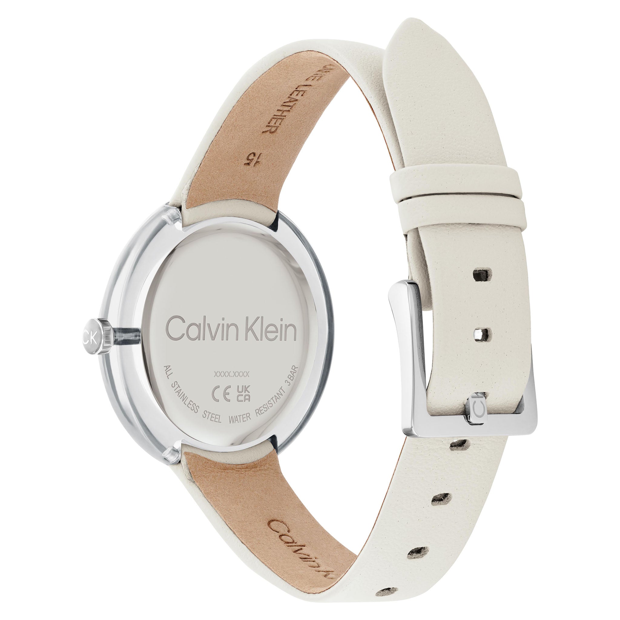 Calvin Klein Chalk Leather Women's Watch - 25200019