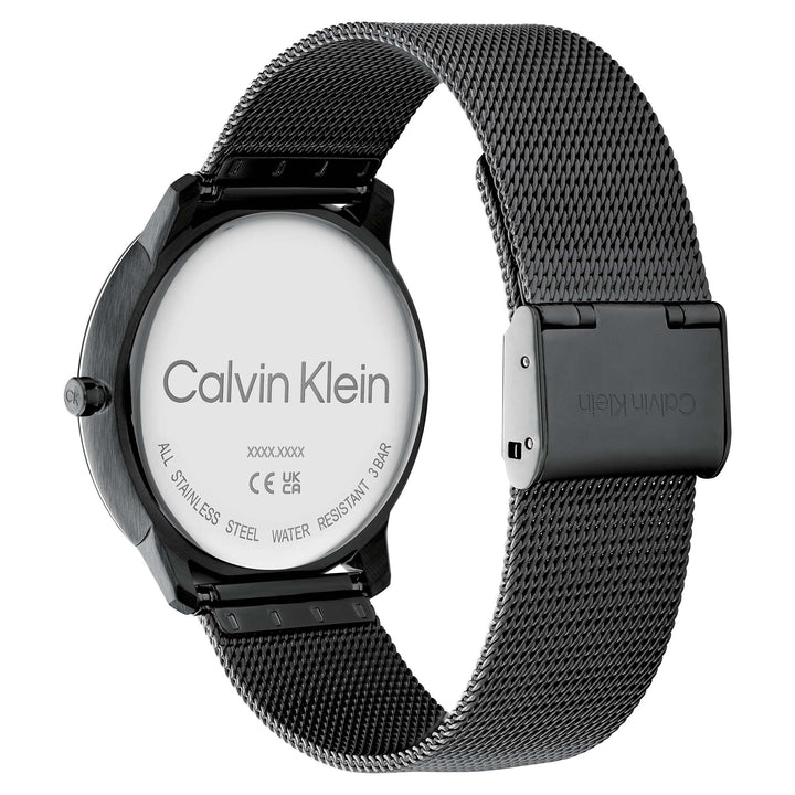 Calvin Klein Iconic Black Mesh Unisex Watch - 25200028