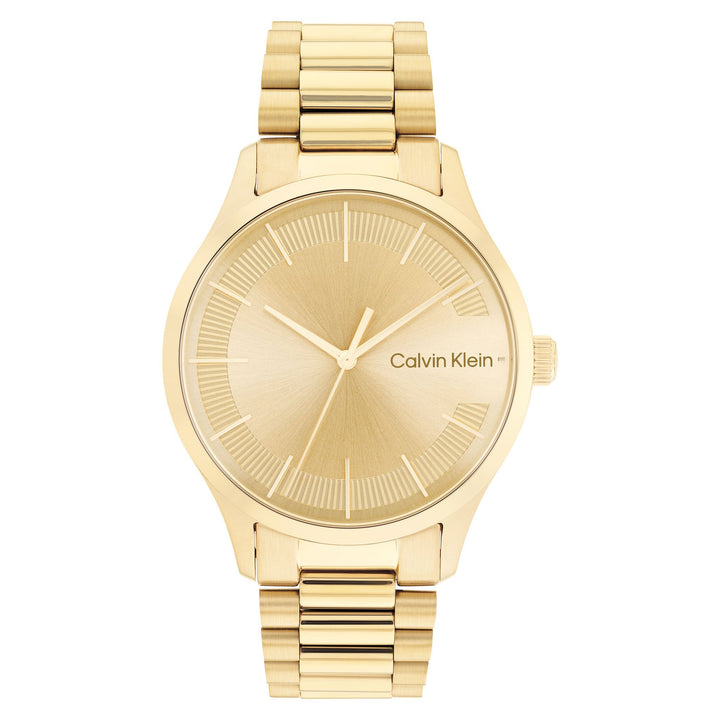 Calvin Klein Gold Stainless Steel Unisex Watch - 25200038
