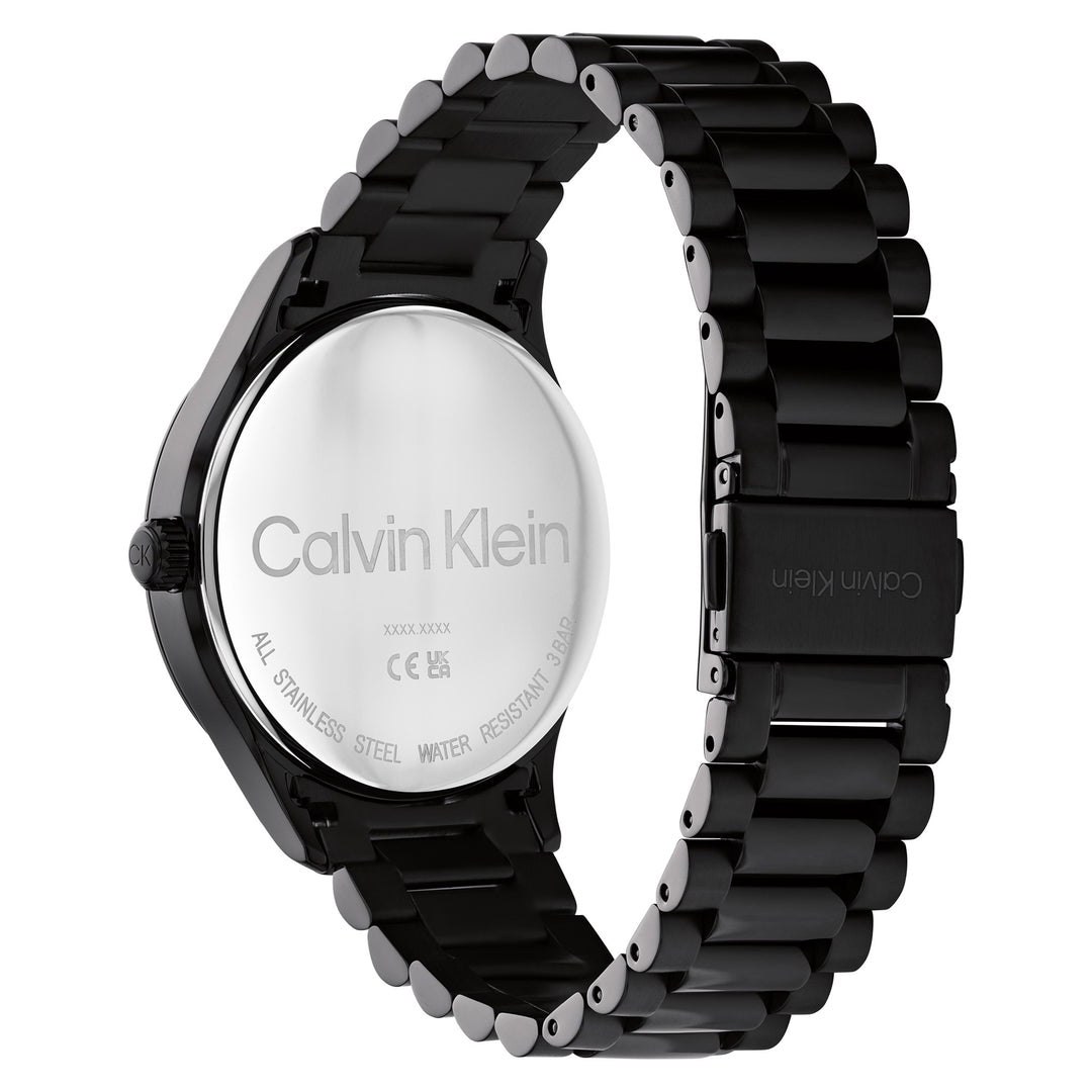 Calvin Klein Black Stainless Steel Unisex Watch - 25200040