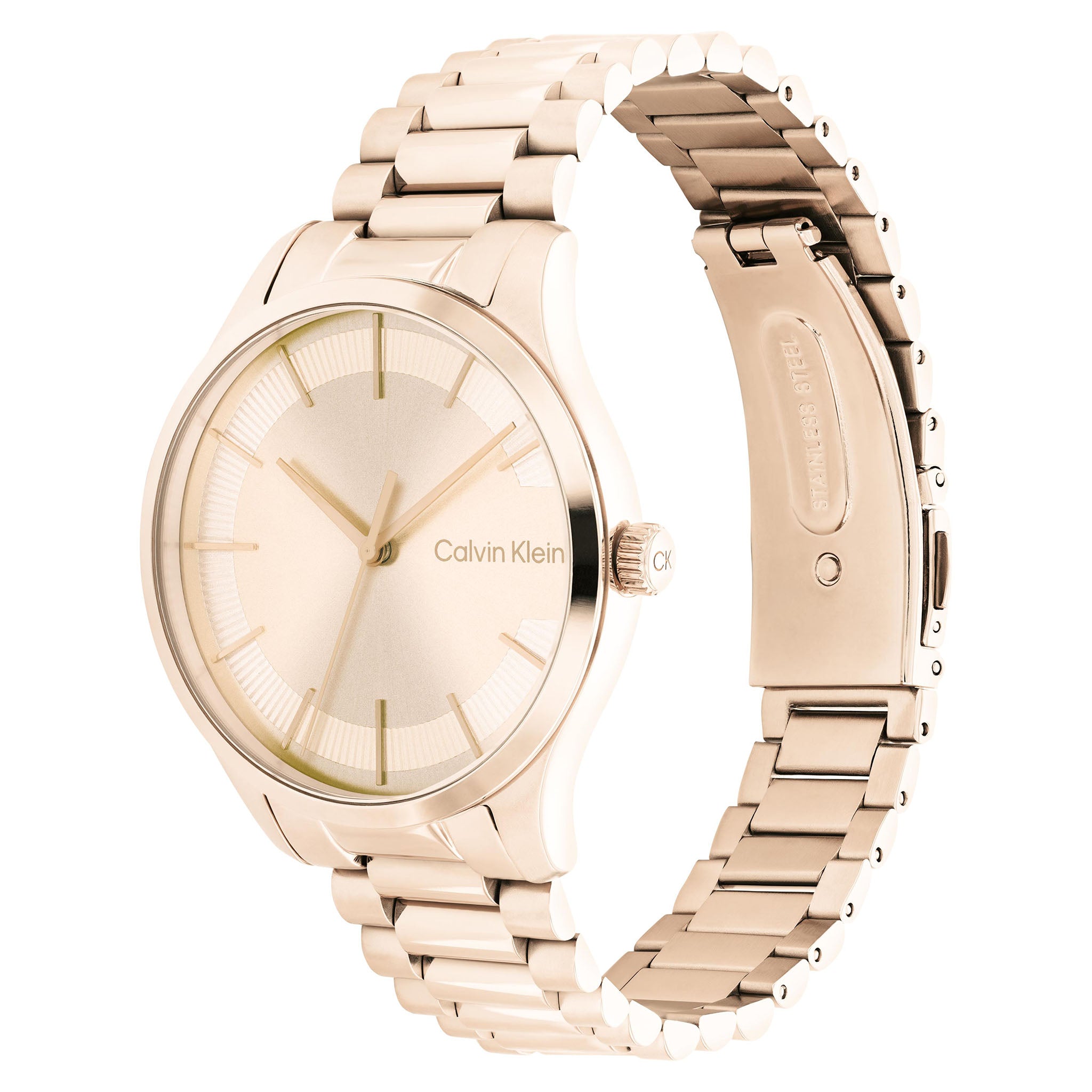 Calvin Klein Carnation Gold Steel Unisex Watch - 25200042