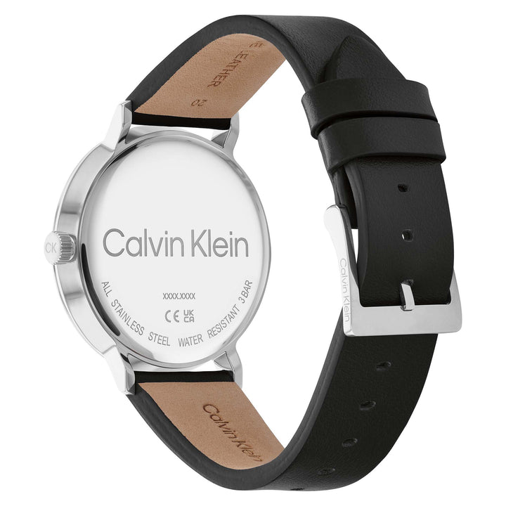 Calvin Klein Black Leather Men's Watch - 25200050