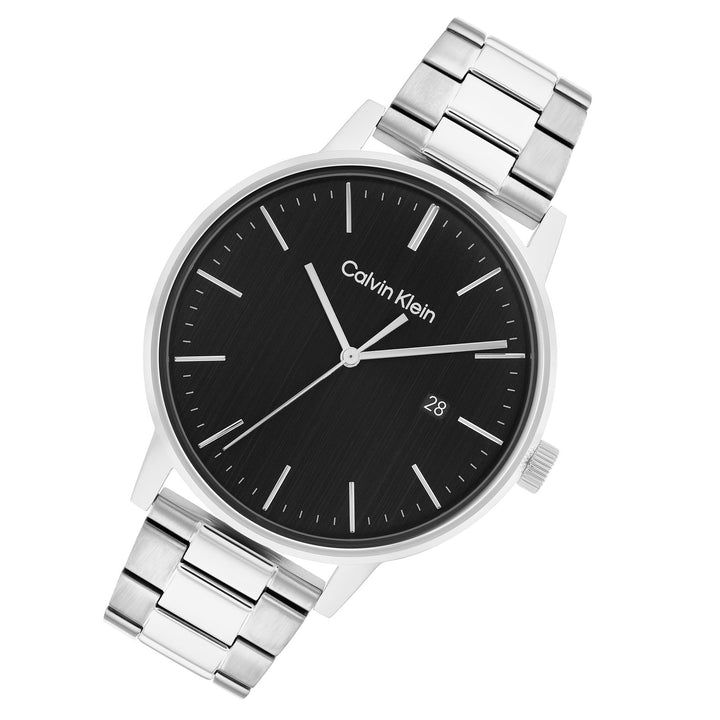 Calvin Klein Stainless Steel Black Dial Men's Watch - 25200053