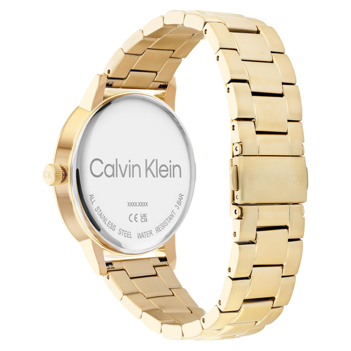 Calvin Klein Gold Stainless Steel Dial Men's Watch - 25200056