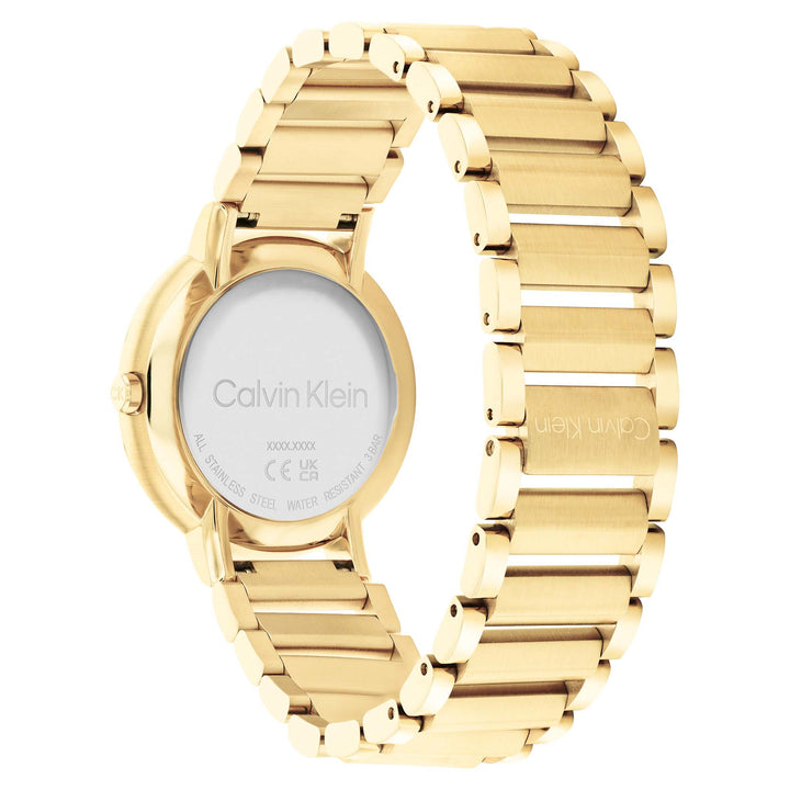 Calvin Klein Open Link Gold Steel Women's Watch - 25200086