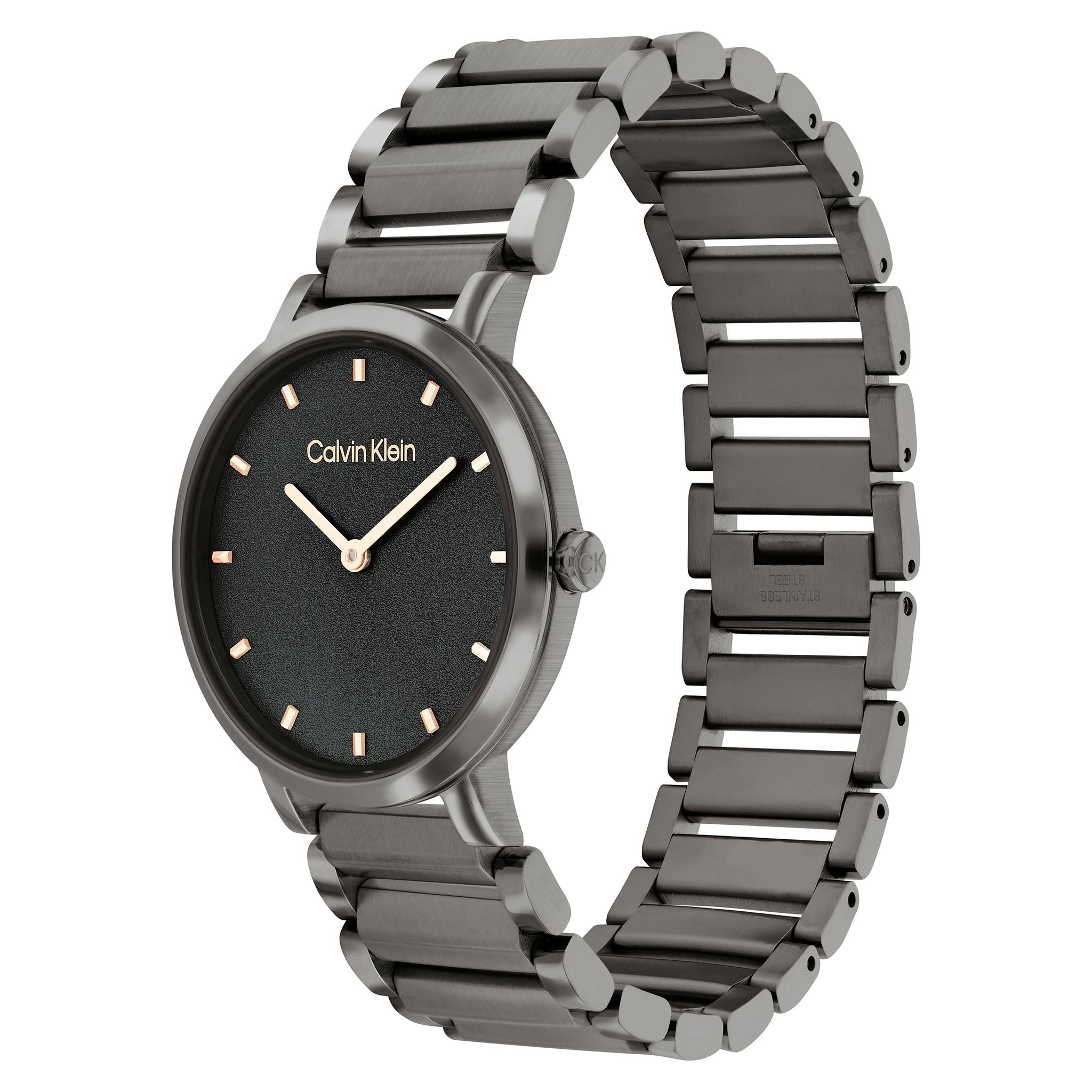 Calvin Klein Open Link Grey Steel Women's Watch - 25200088