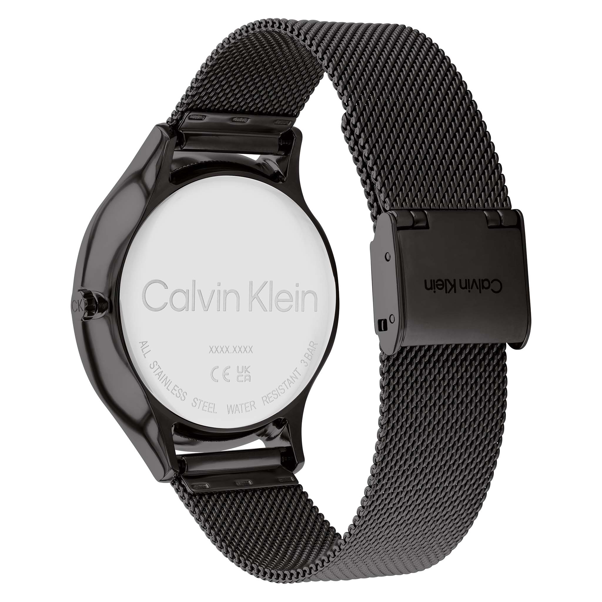 Calvin Klein Black Mesh Women's Multi-function Watch - 25200105