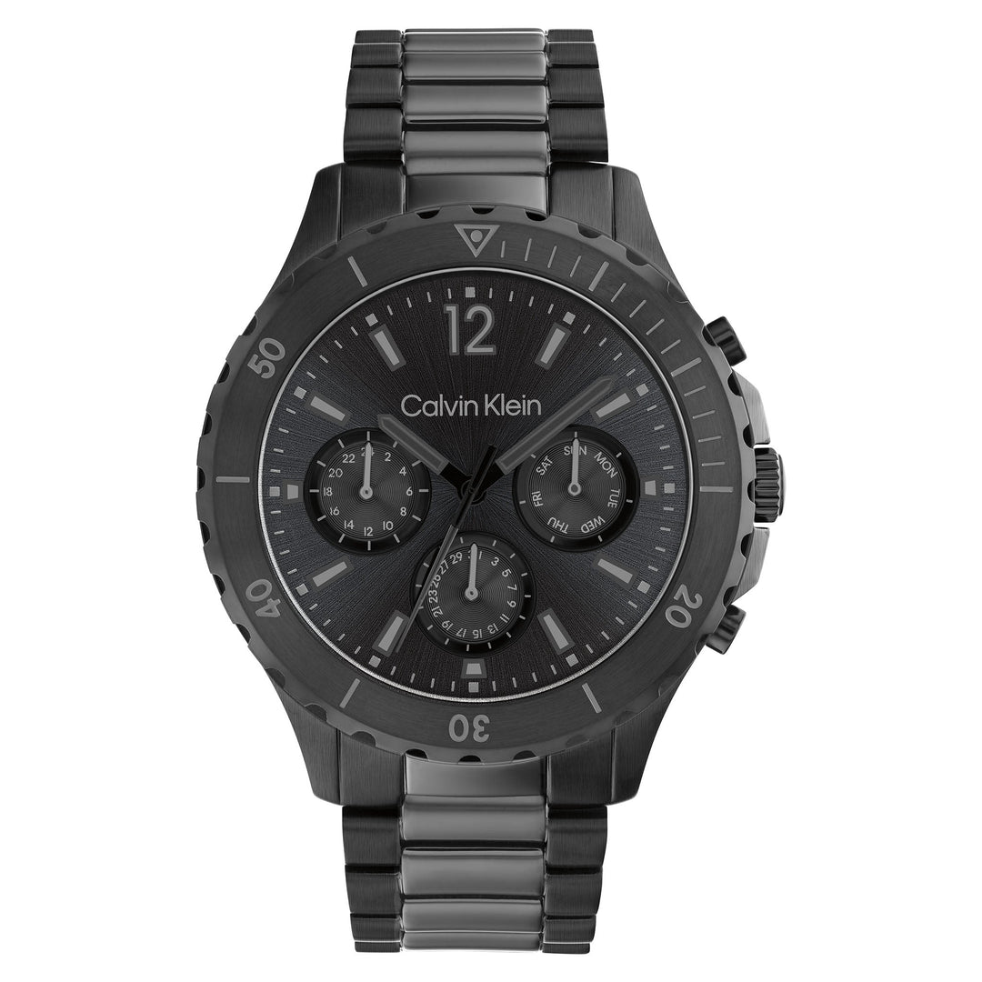 Calvin Klein Sport – Watch Black Watch Australia 25200117 Factory The Steel - Multi-function Men\'s
