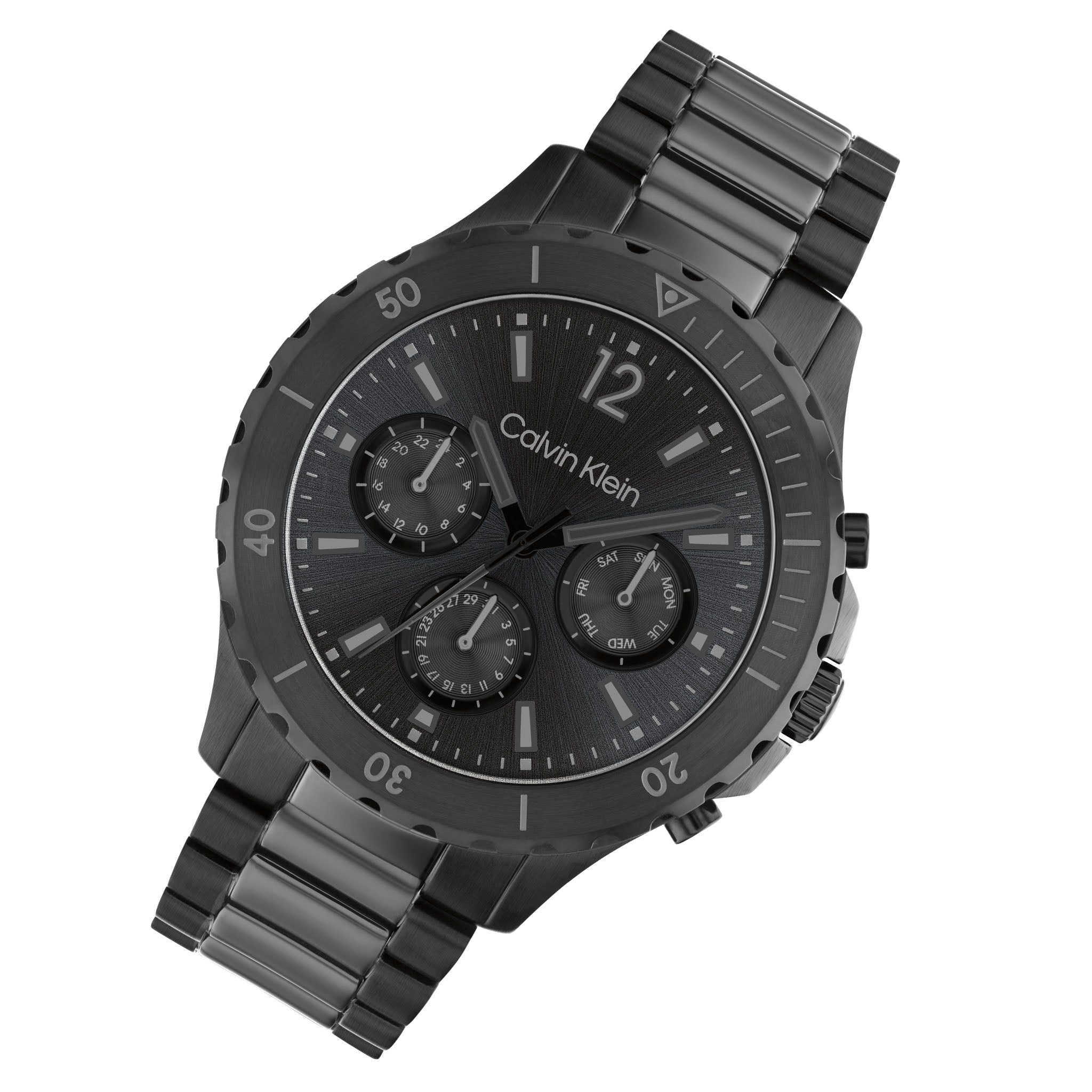 Calvin Klein Sport Black Steel Men's Multi-function Watch