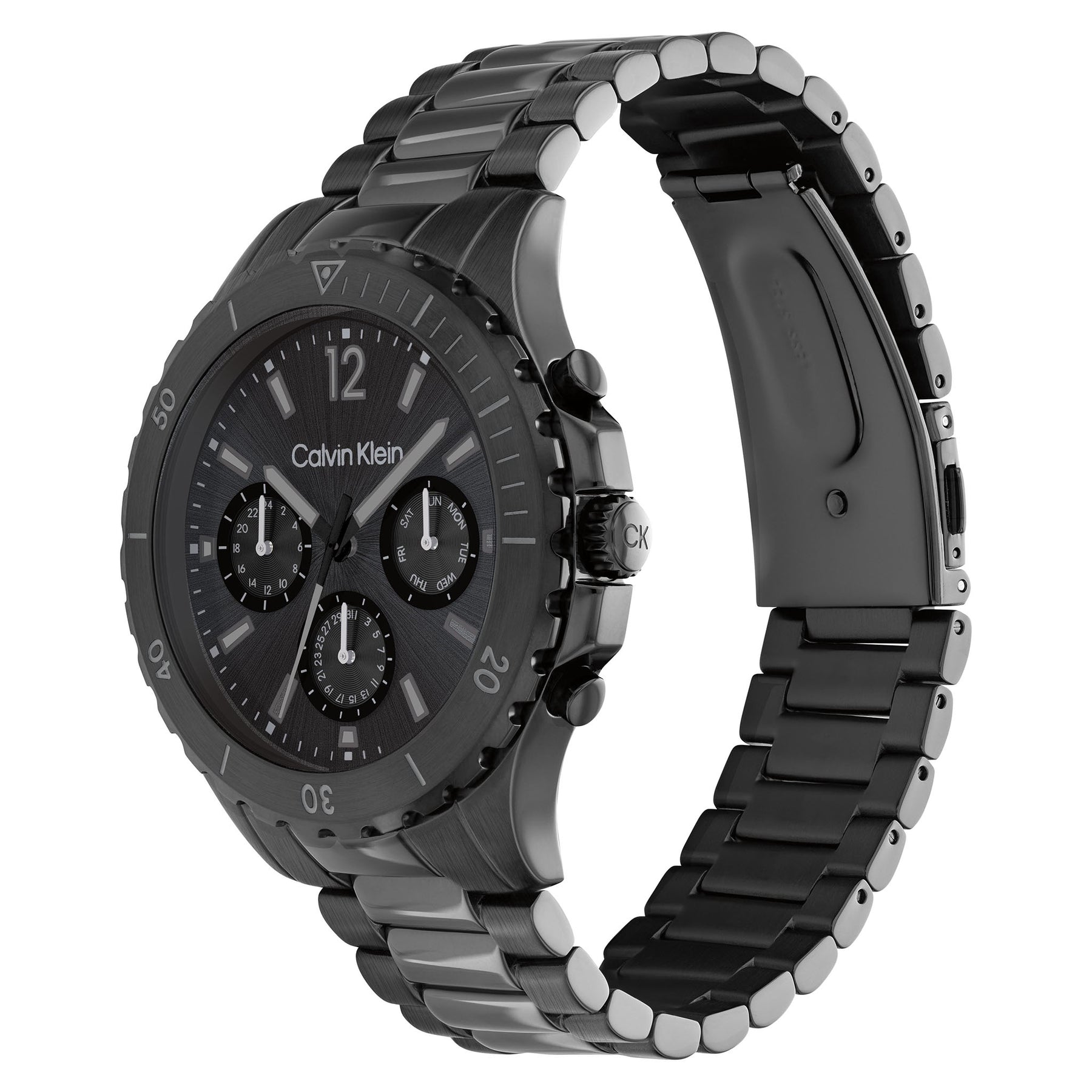 Calvin Klein Sport Black Steel Men\'s Multi-function Watch - 25200117 – The  Watch Factory Australia | Quarzuhren