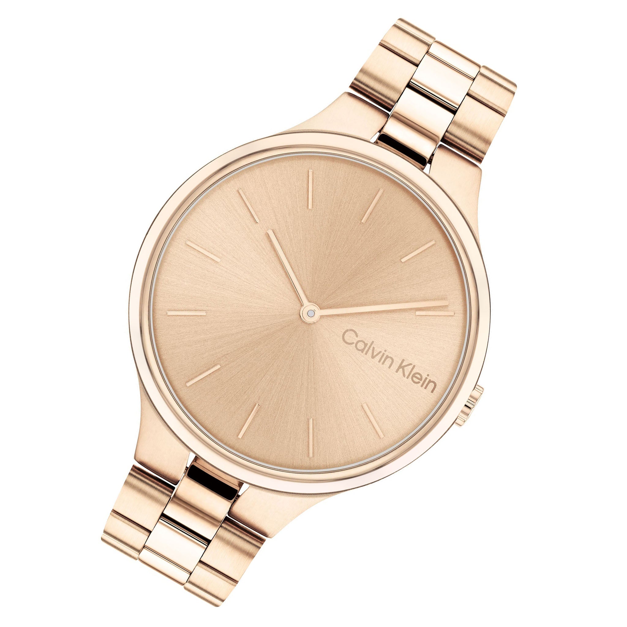 Calvin Klein Carnation Gold Steel Dial Women's Watch - 25200125