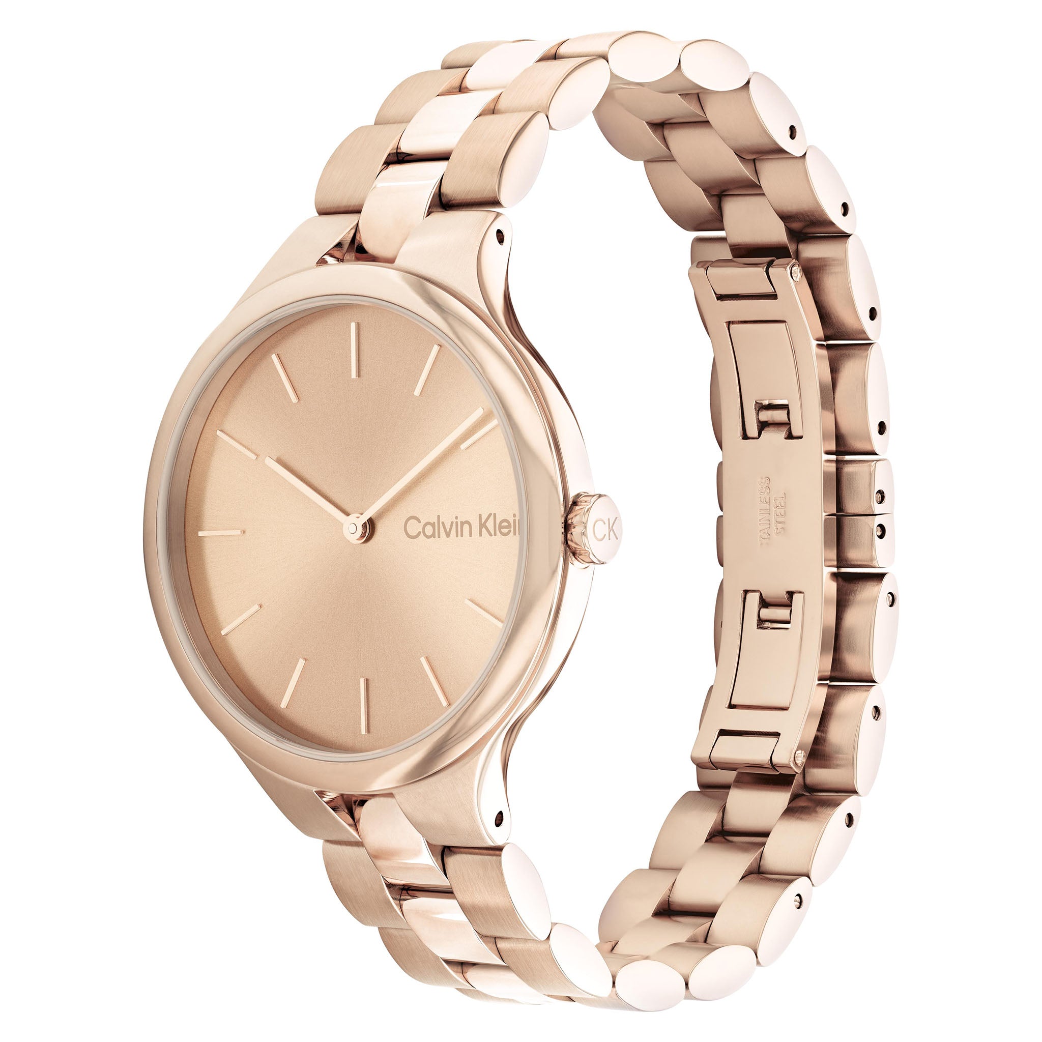 Calvin Klein Carnation Gold Steel Dial Women s Watch 25200125