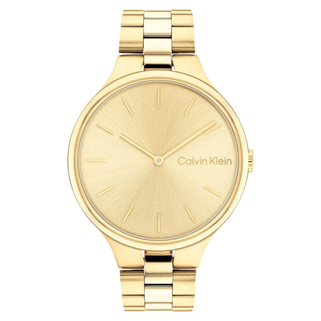 Calvin Klein Gold Stainless Steel Women's Watch - 25200126