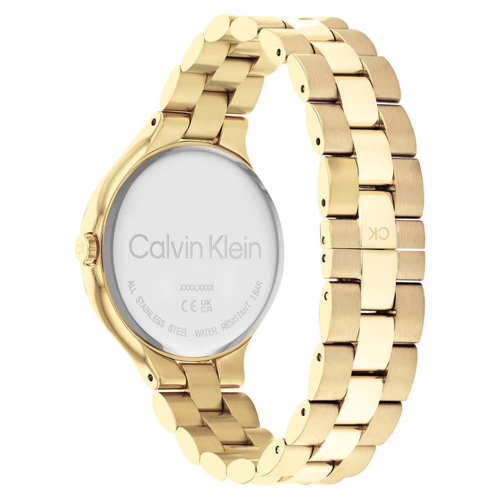 Calvin Klein Gold Stainless Steel Women's Watch - 25200126