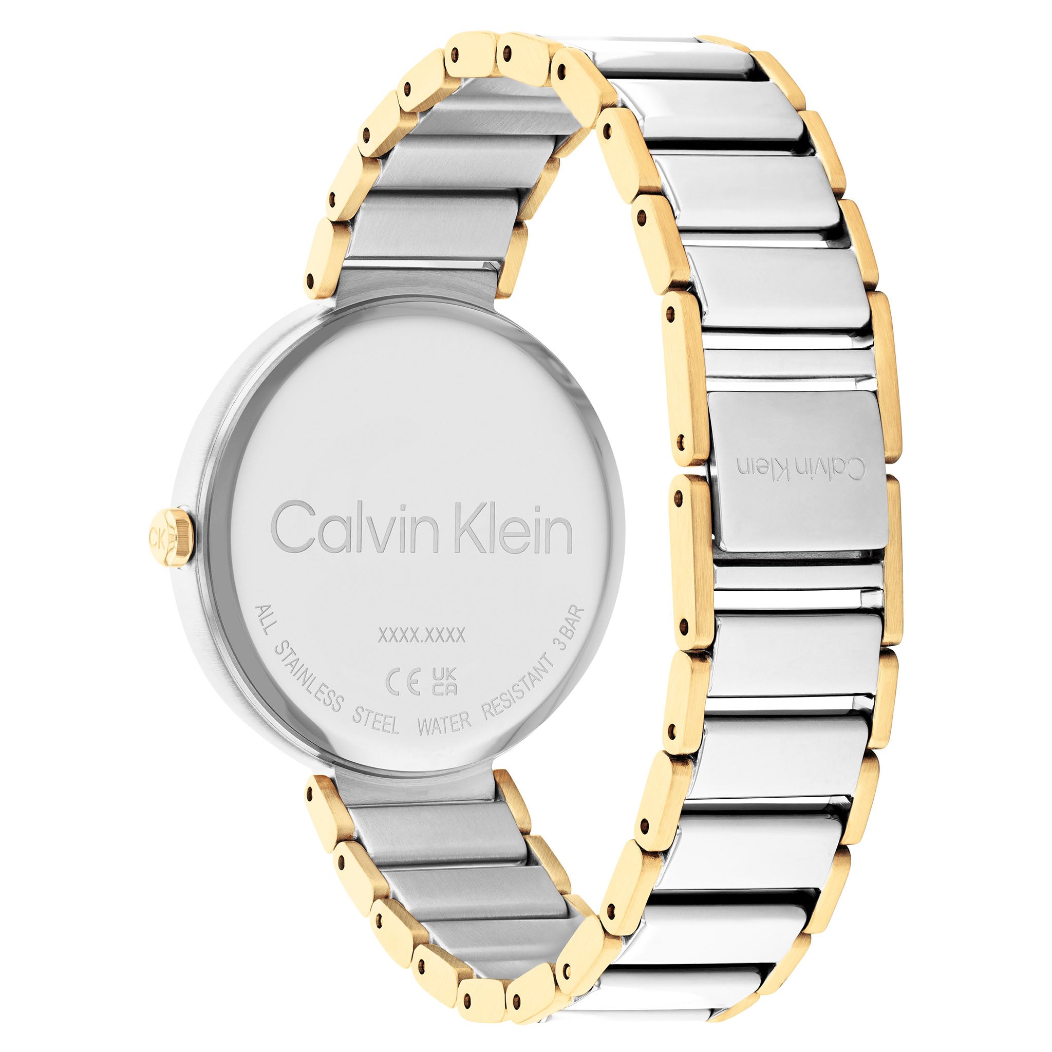 Calvin Klein Two-Tone Stainless Steel White Dial Women's Watch - 25200134