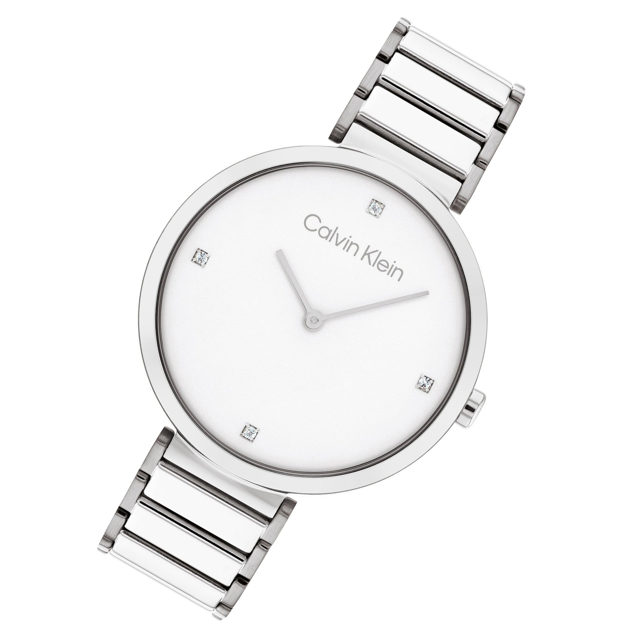 Calvin Klein Stainless Steel Silver Dial Women's Watch - 25200137