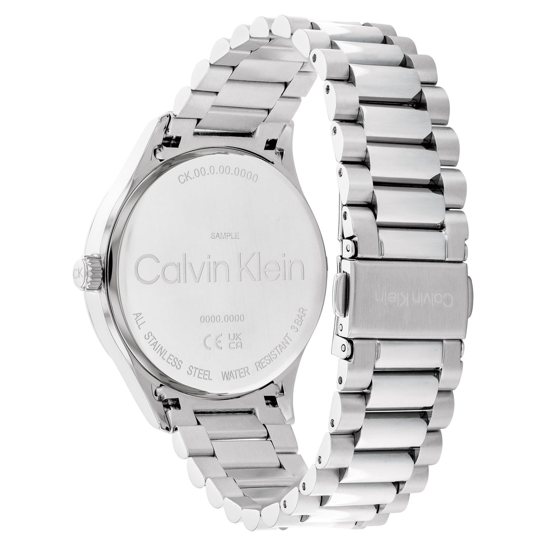 Calvin Klein Stainless Steel Black Dial Unisex Watch - 25200163