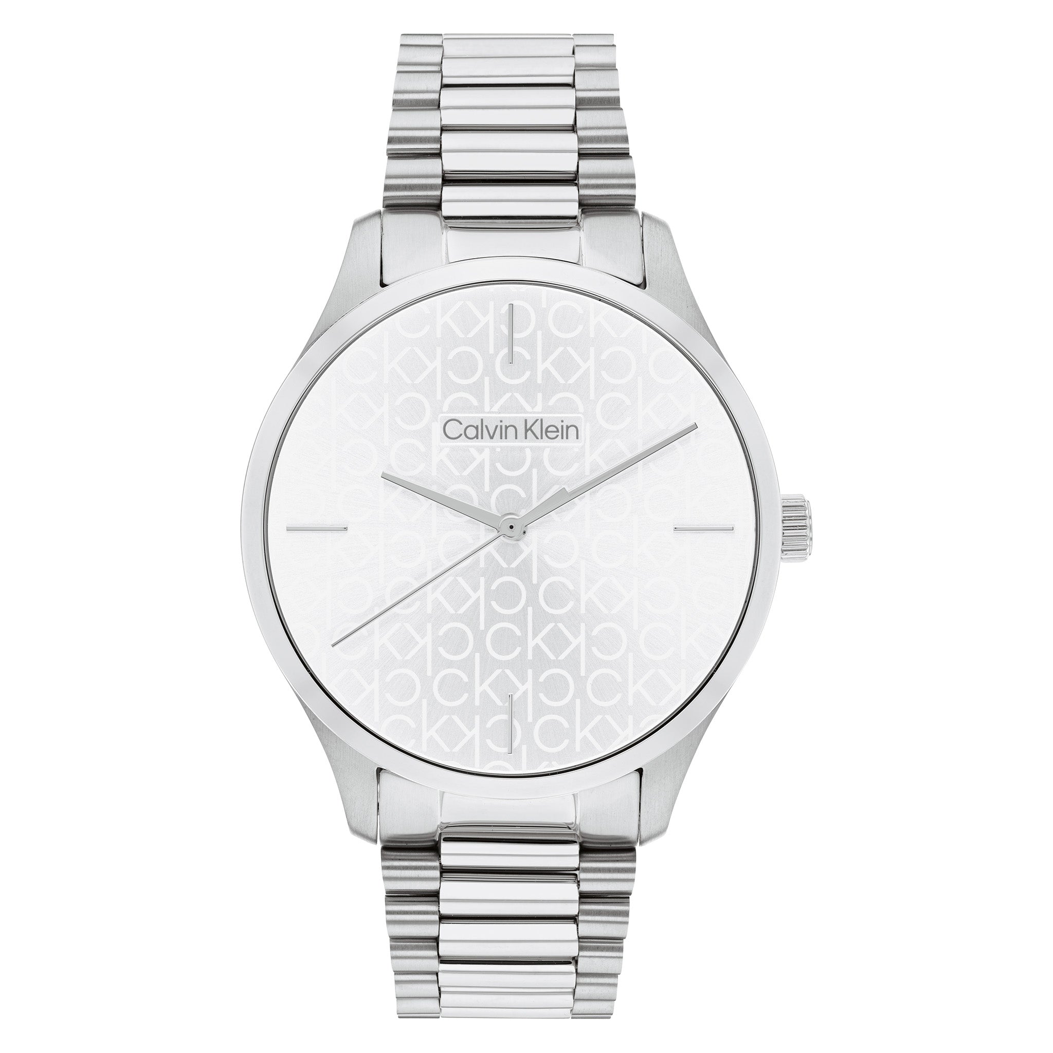 Calvin Klein Stainless Steel Silver Dial Unisex Watch - 25200168 – The ...