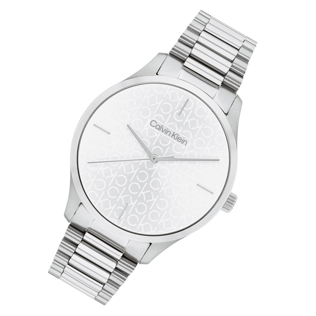 Calvin Klein Stainless Steel Silver Dial Unisex Watch - 25200168