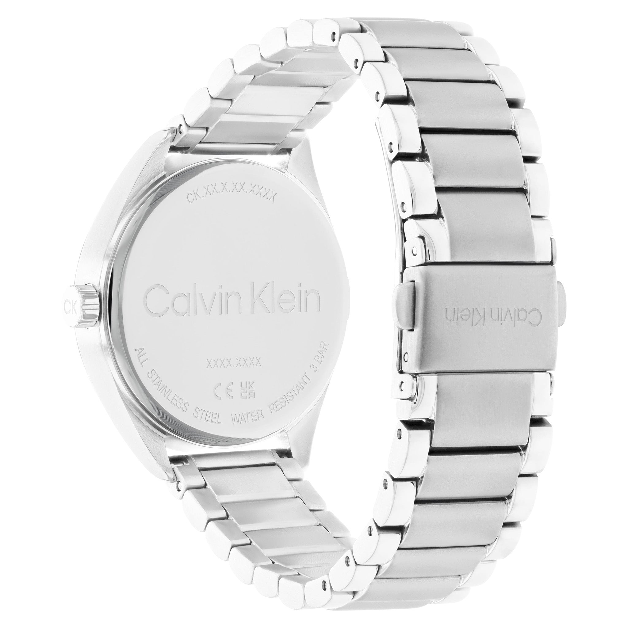 Calvin Klein Stainless Steel Silver White Dial Women's Watch - 25200190