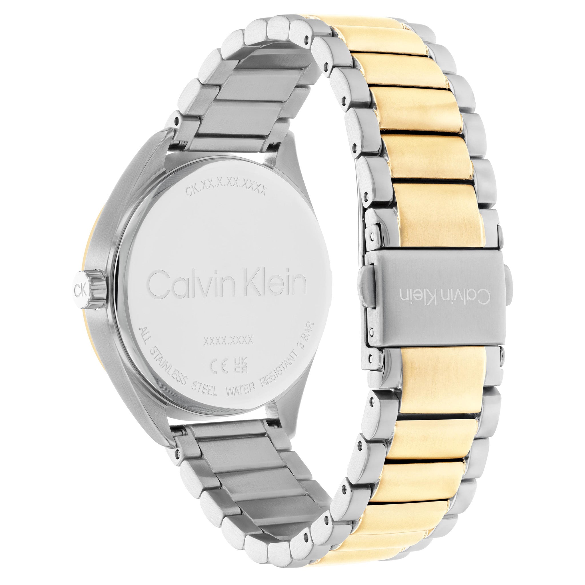 Calvin Klein Two-Tone Steel Gold Dial Women's Watch - 25200192