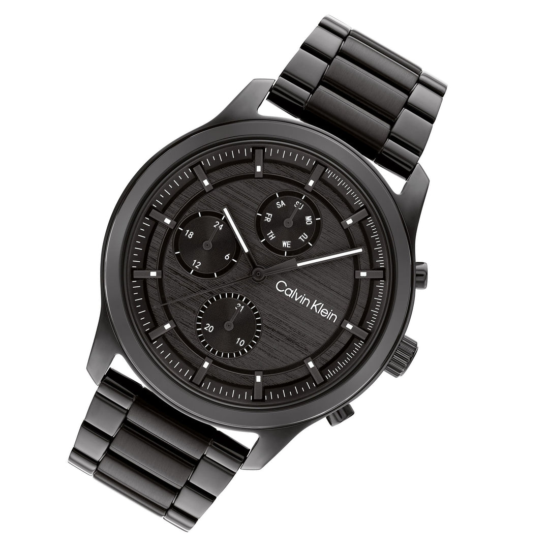 Calvin Klein Sport Multi-Function Ionic Plated Black Steel Black Dial  Multi-function Men's Watch - 25200209 – The Watch Factory Australia