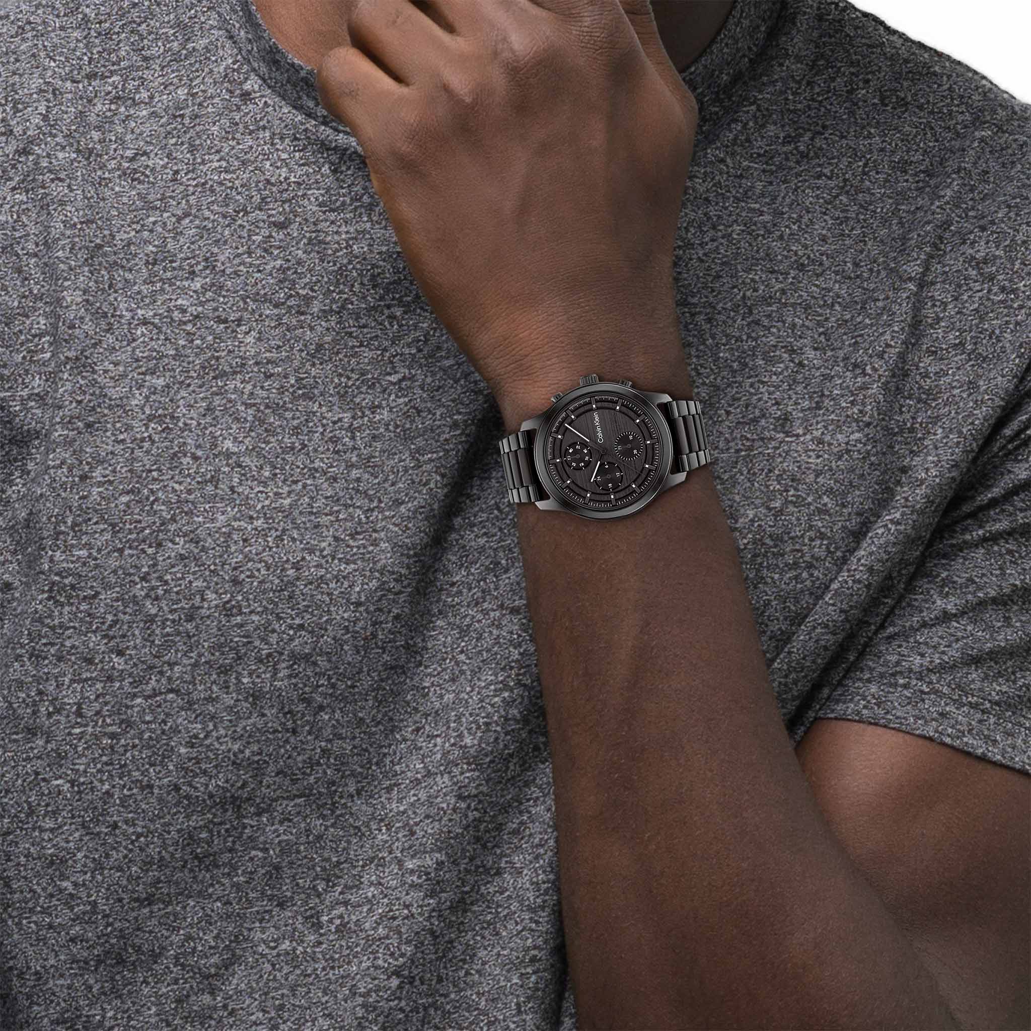 Calvin Klein Black Steel Multi-function Men's Watch - 25200209