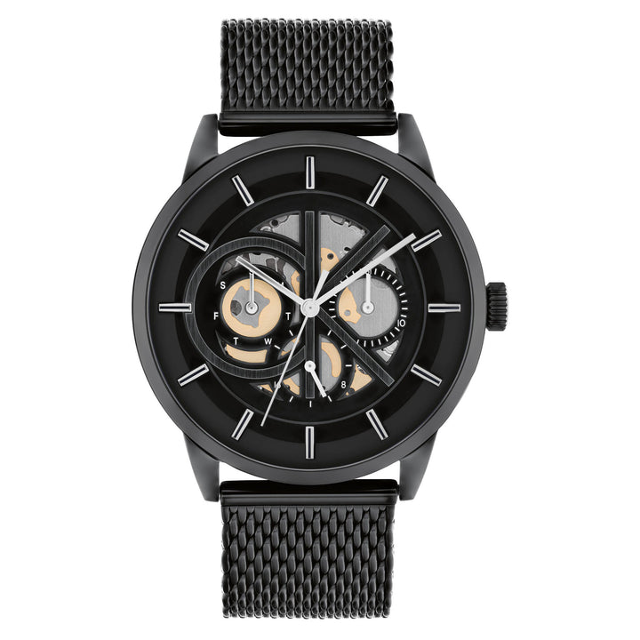 Calvin Klein Black Mesh Multi-function Men's Watch - 25200214