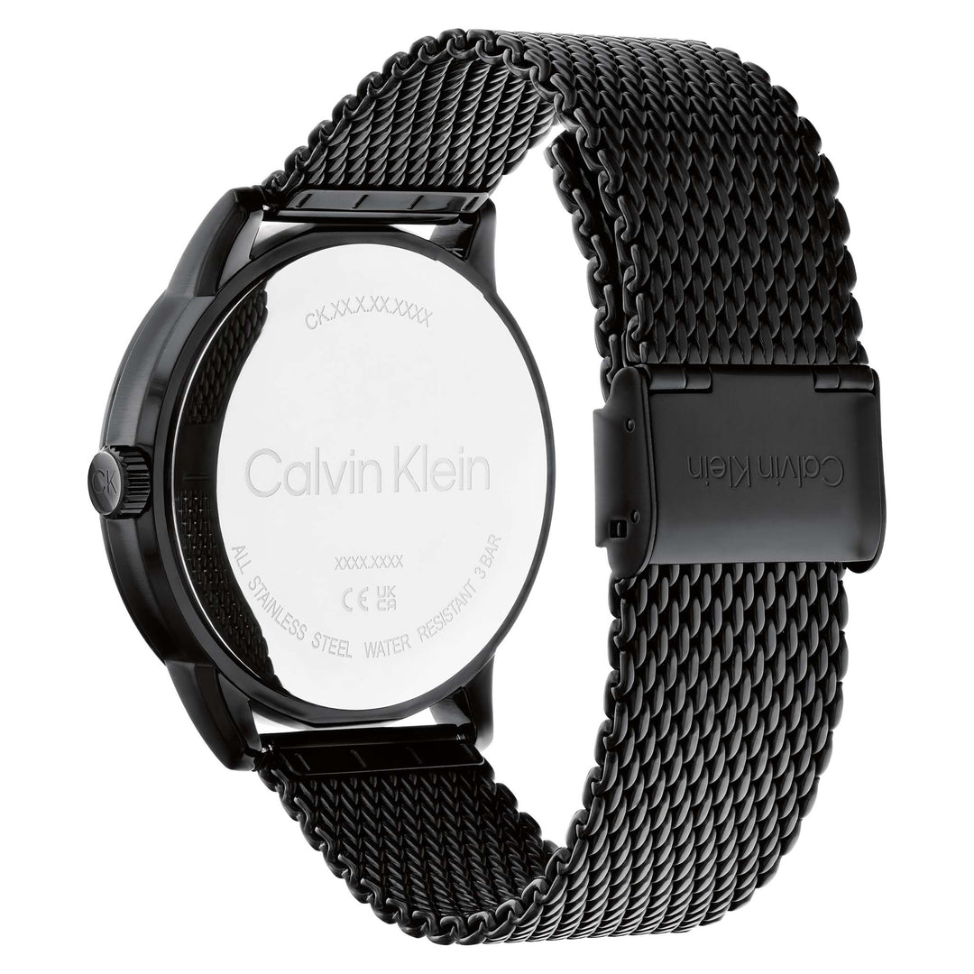 Calvin Klein Modern Skeleton Ionic Plated Black Steel Black Dial  Multi-function Men's Watch - 25200214 – The Watch Factory Australia