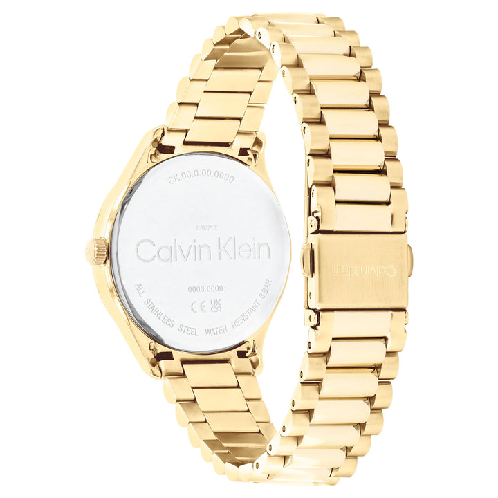 Calvin Klein Gold Steel Unisex Watch - 25200221