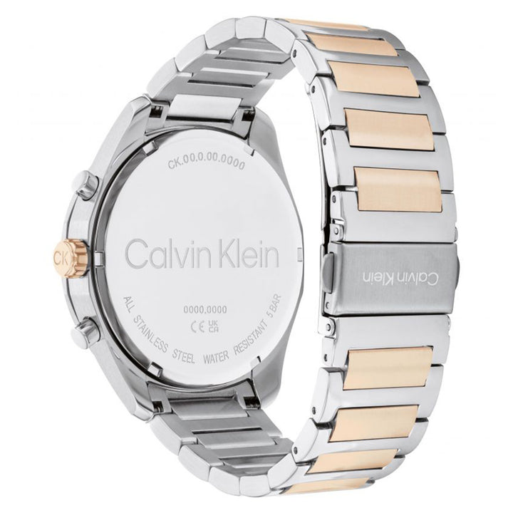 Calvin Klein Two-Tone Steel Blue Dial Chronograph Men's Watch - 25200265
