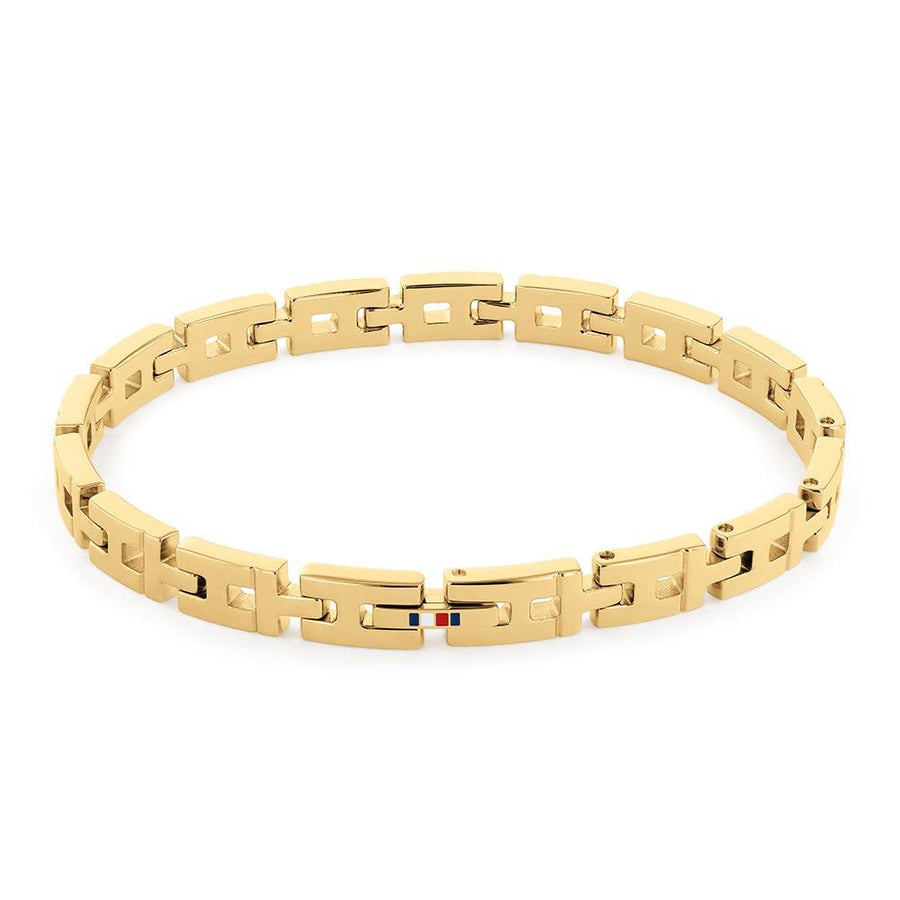 Tommy Hilfiger Gold Steel Women's Link Bracelet - 2780428