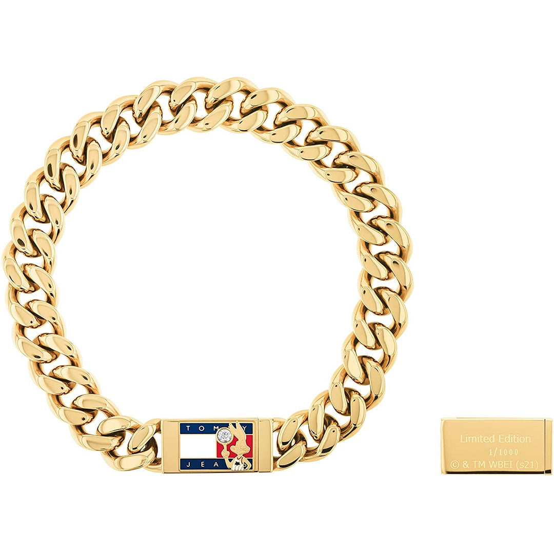 Tommy Hilfiger Tommy Hilfiger Jewellery Space Jam Gold Steel Men's Chain Bracelet - 2790320