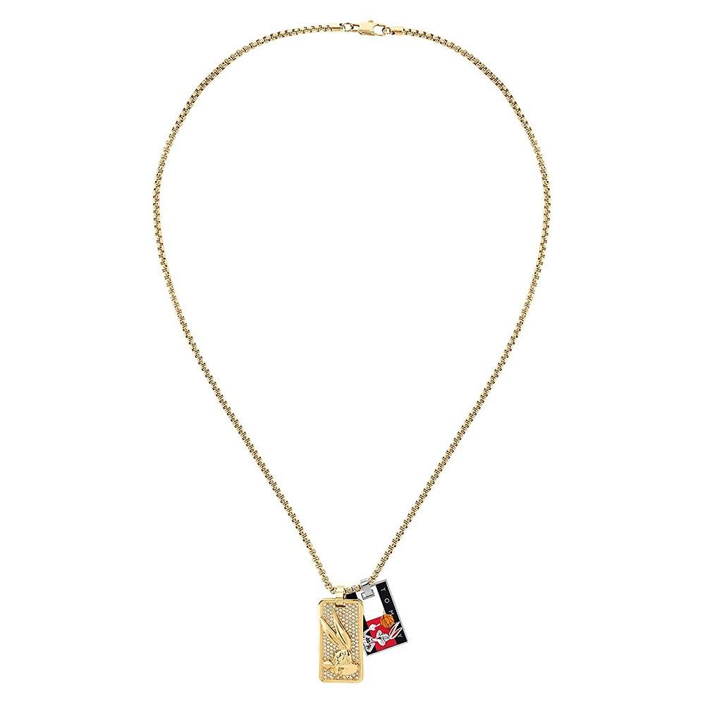 Tommy Hilfiger Space Jam Gold Steel Steel Men's Pendant Necklace - 2790321