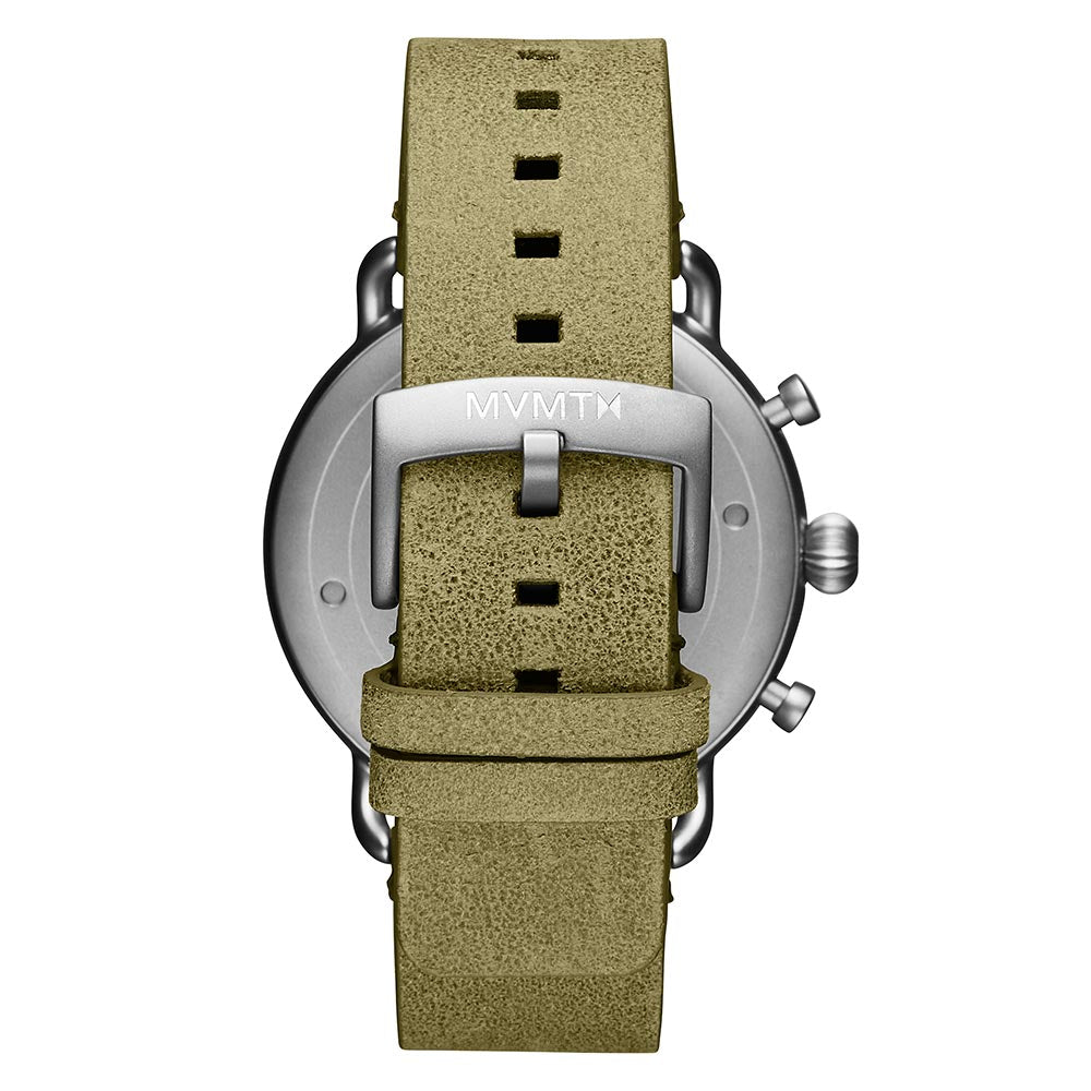 MVMT Blacktop Moss Leather Men's Chronograph Watch - 28000007D