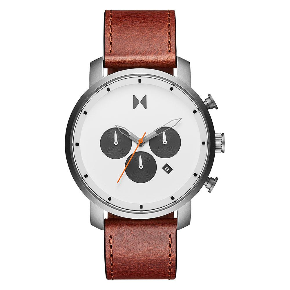 MVMT Chrono 40MM Camel Leather Men's Fashion Watch - 28000011D