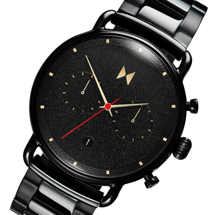 MVMT Caviar Black Steel Men's Watch - 28000051D