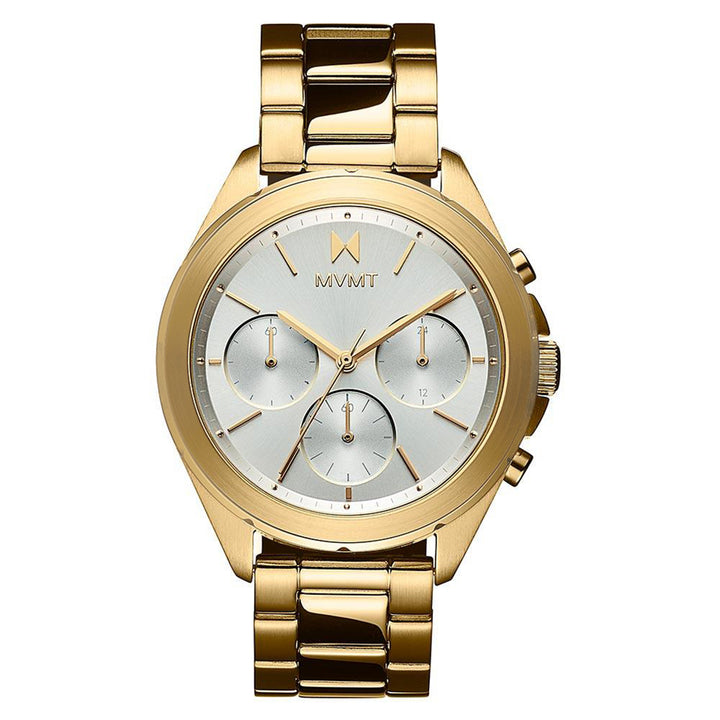MVMT Sport Luxe Gold Steel Women's Chrono Watch - 28000128D