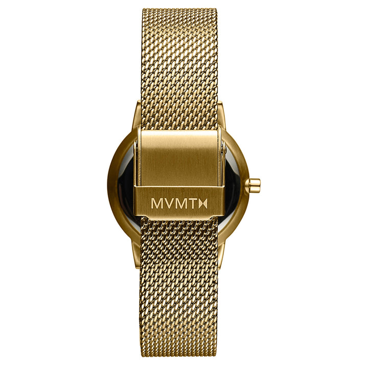 MVMT Avenue Gold Steel Black Dial Women's Slim Watch - 28000167D