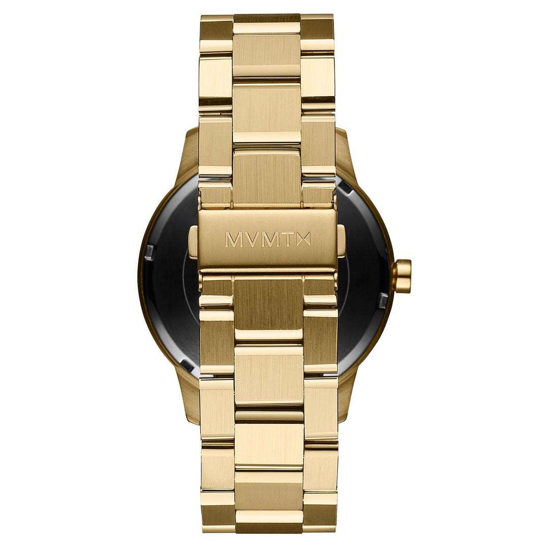 MVMT Profile Gold Steel Black Dial Unisex Watch - 28000182D