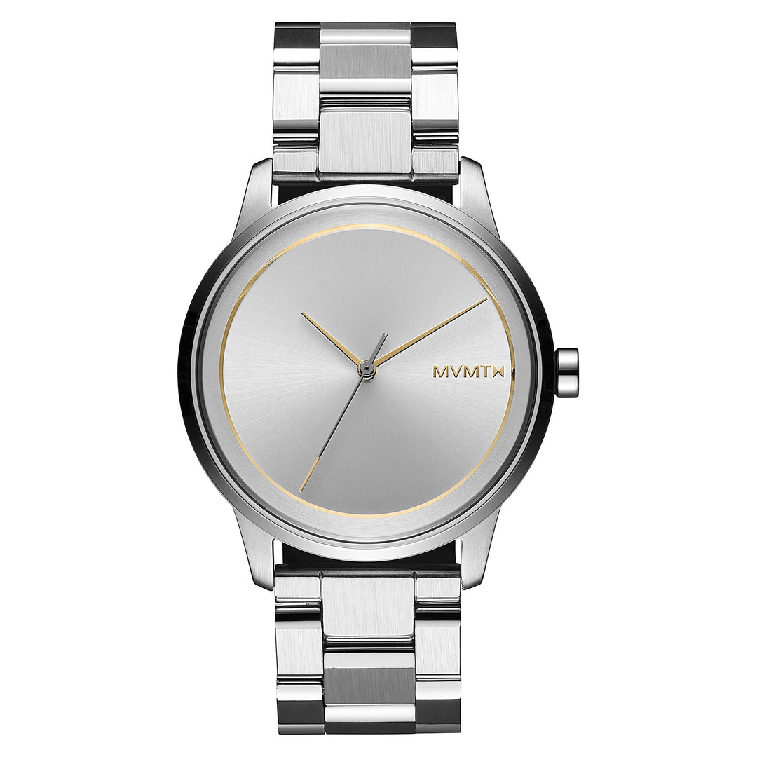 MVMT Stainless Steel Silver Dial Unisex Watch - 28000183D – The Watch ...