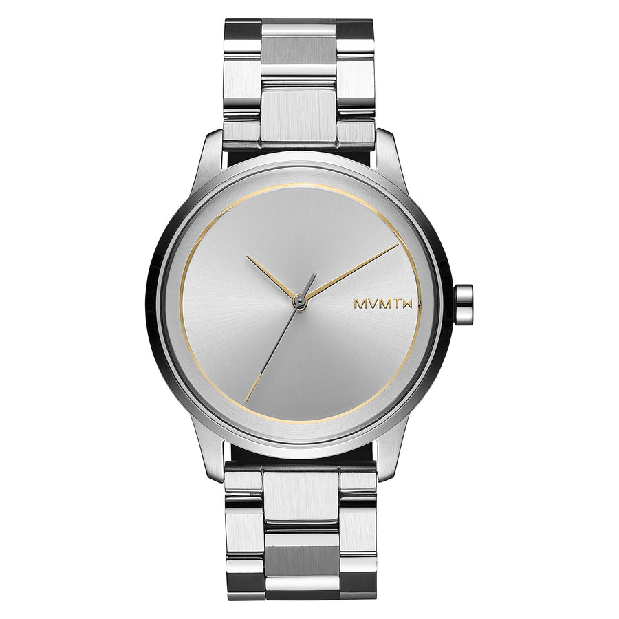 MVMT Stainless Steel Silver Dial Unisex Watch - 28000183D