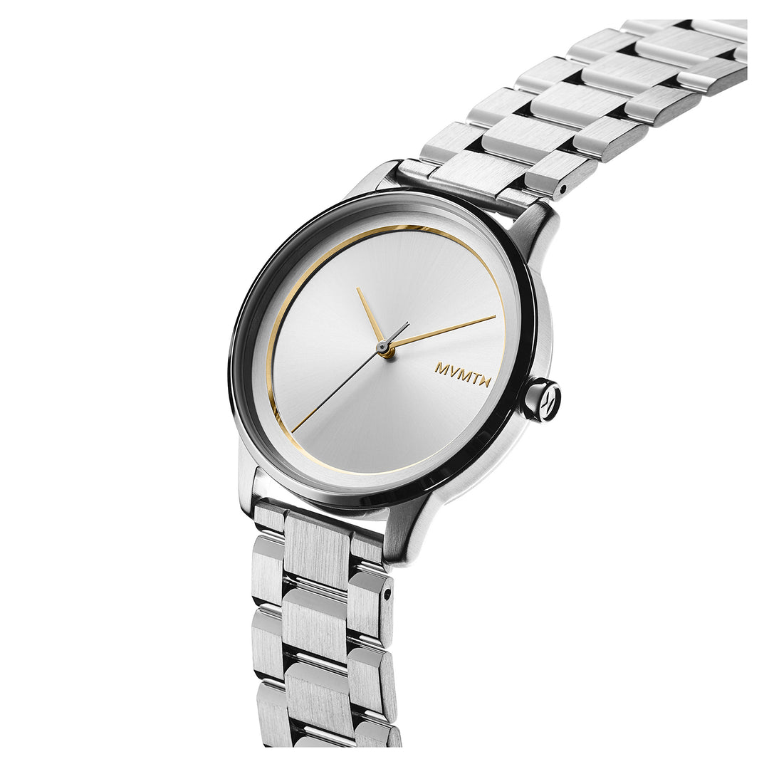 MVMT Profile Silver Steel Unisex Watch - 28000186D